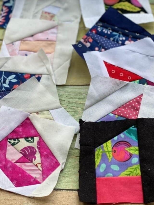 Improv Scrappy Quilt Squares Story