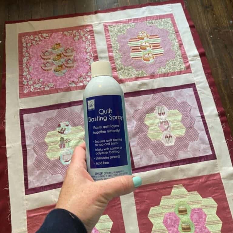 How to use Fleece for Quilt Backing Scrap Fabric Love