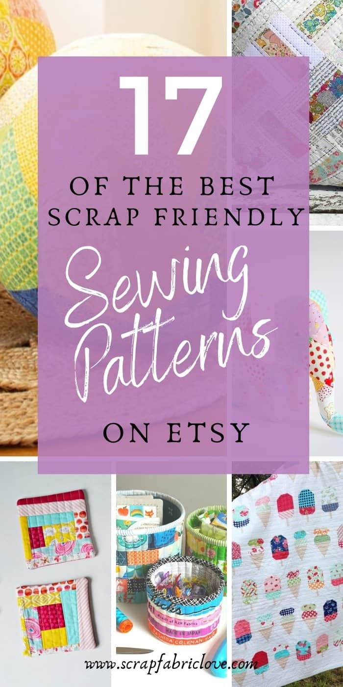 17 Scrap Fabric Friendly Sewing Patterns on Etsy