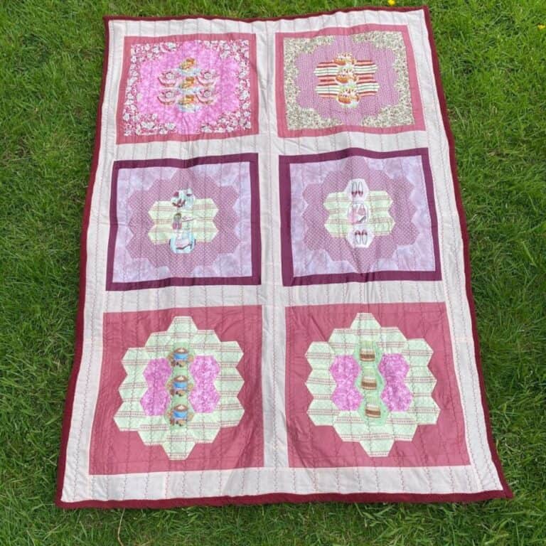 How to use Fleece for Quilt Backing Scrap Fabric Love