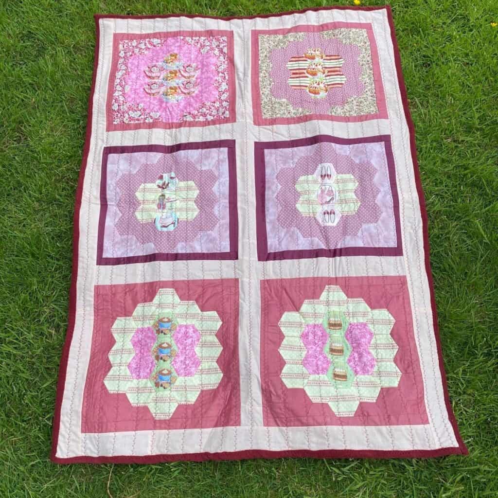 How to use Fleece for Quilt Backing Scrap Fabric Love