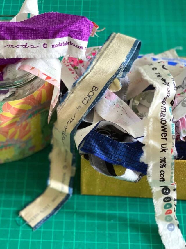 How to Make Your Own Fabric From Scraps (Selvedge Fabric) Story Scrap