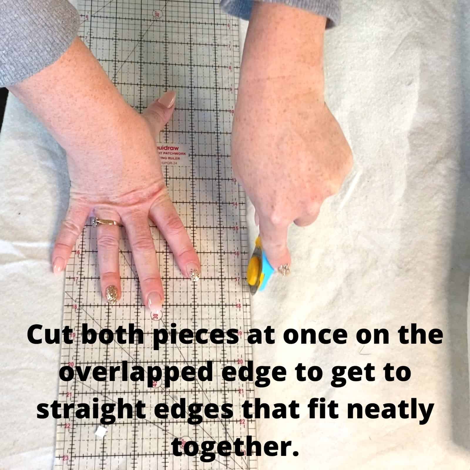 How to Join Quilt Batting Pieces Use your Leftovers! Scrap Fabric Love