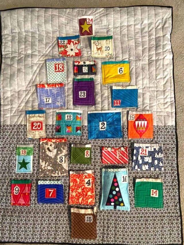 Making a Quilted Advent Calendar from Scraps! - Scrap Fabric Love Making a Quilted Advent Calendar from Scraps! - Scrap Fabric Love