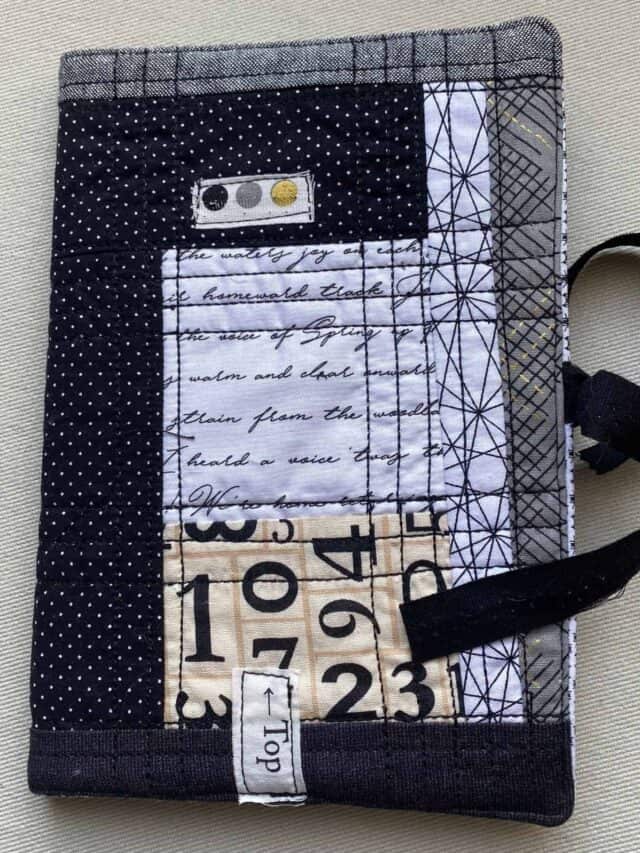 Any Size Quilted Journal Cover How to Make One Story Scrap Fabric Love