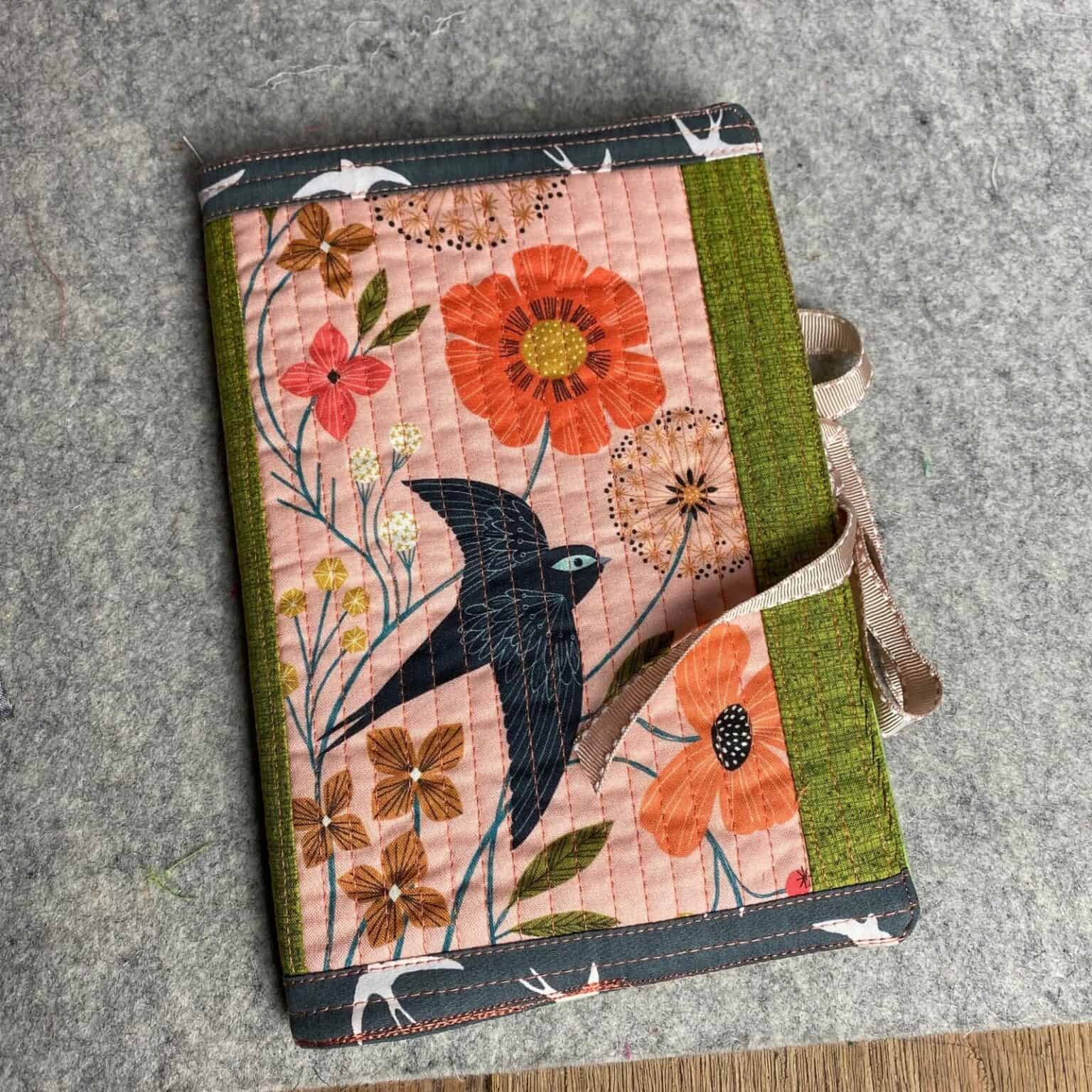 How to Make a Quilted Journal Cover Any Size! Scrap Fabric Love