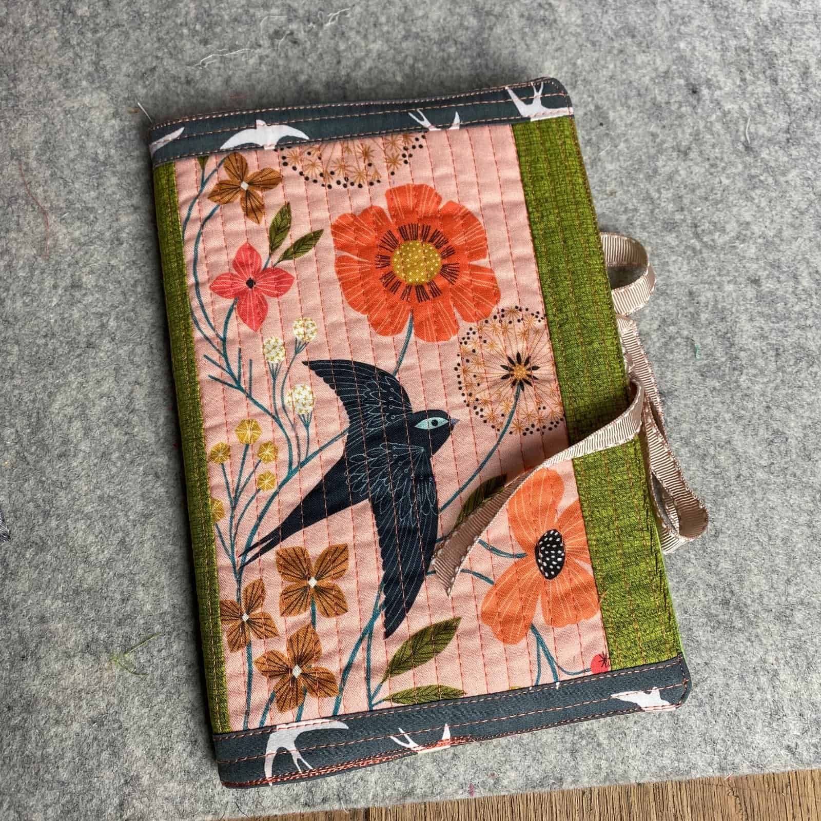 How to Make a Quilted Journal Cover Any Size! Scrap Fabric Love