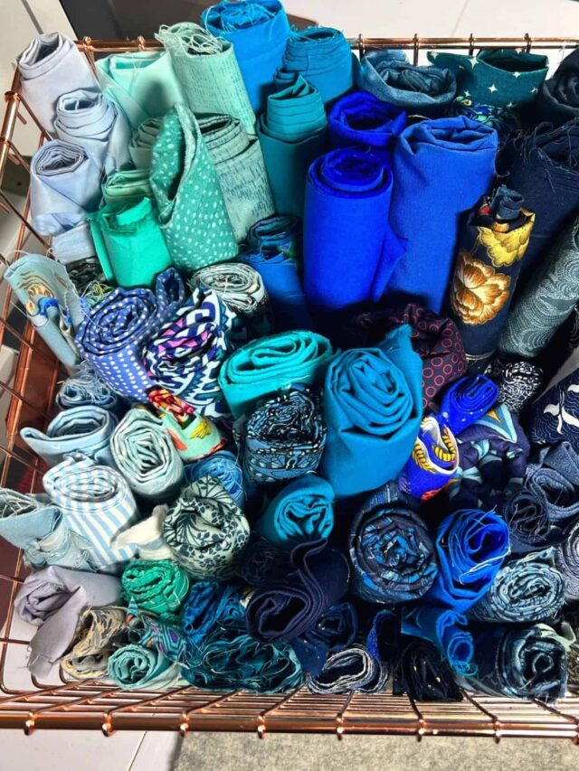 Store Your Fabric With These Fun and Pretty Ideas Story Scrap Fabric Love