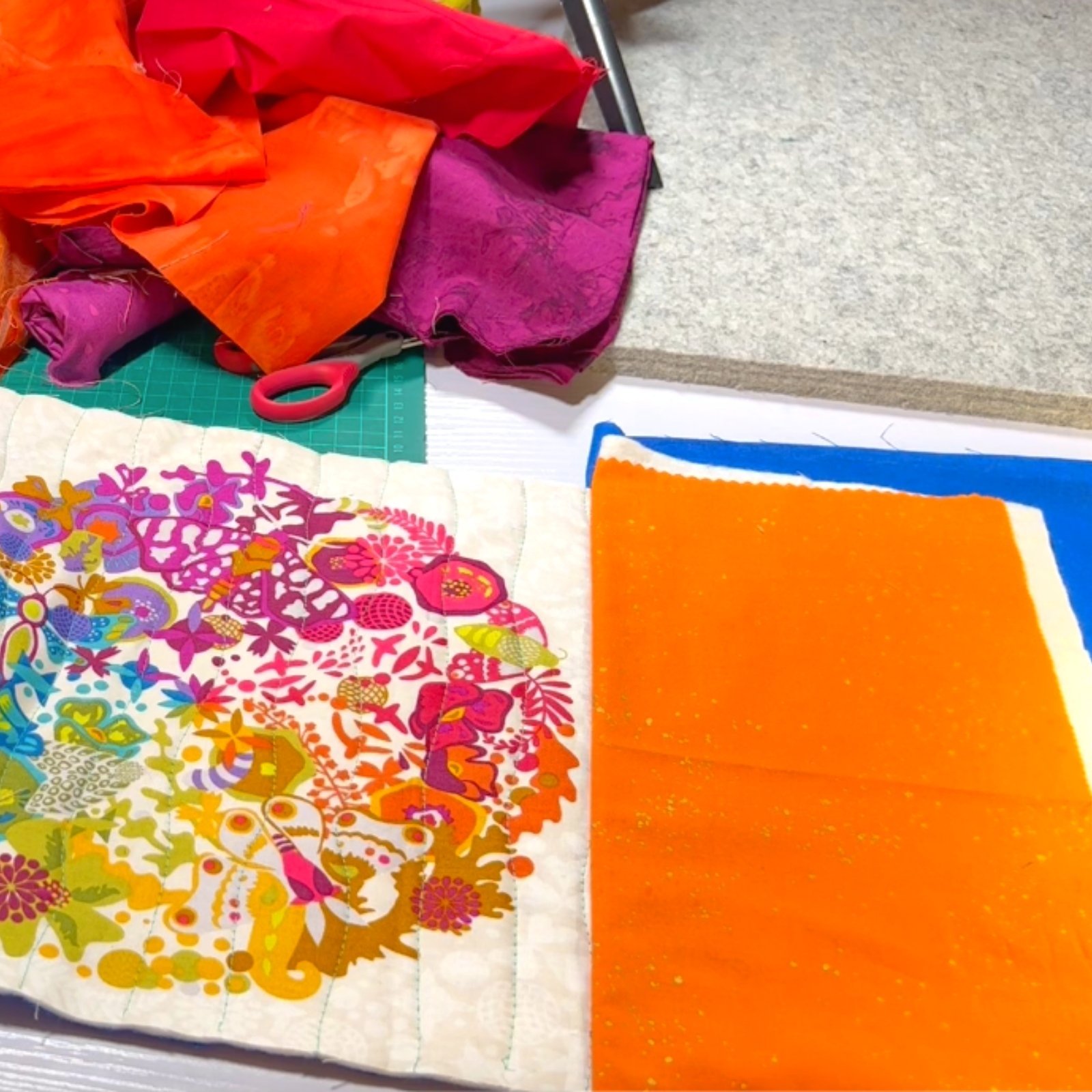 The Easiest Quilt as You Go Method Ever! Scrap Fabric Love