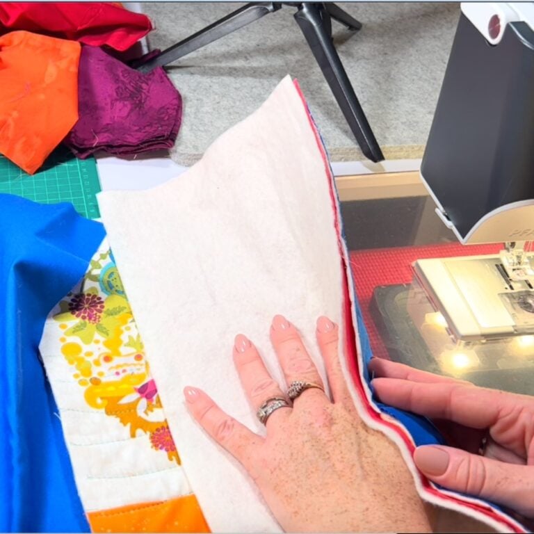 The Easiest Quilt as You Go Method Ever! Scrap Fabric Love