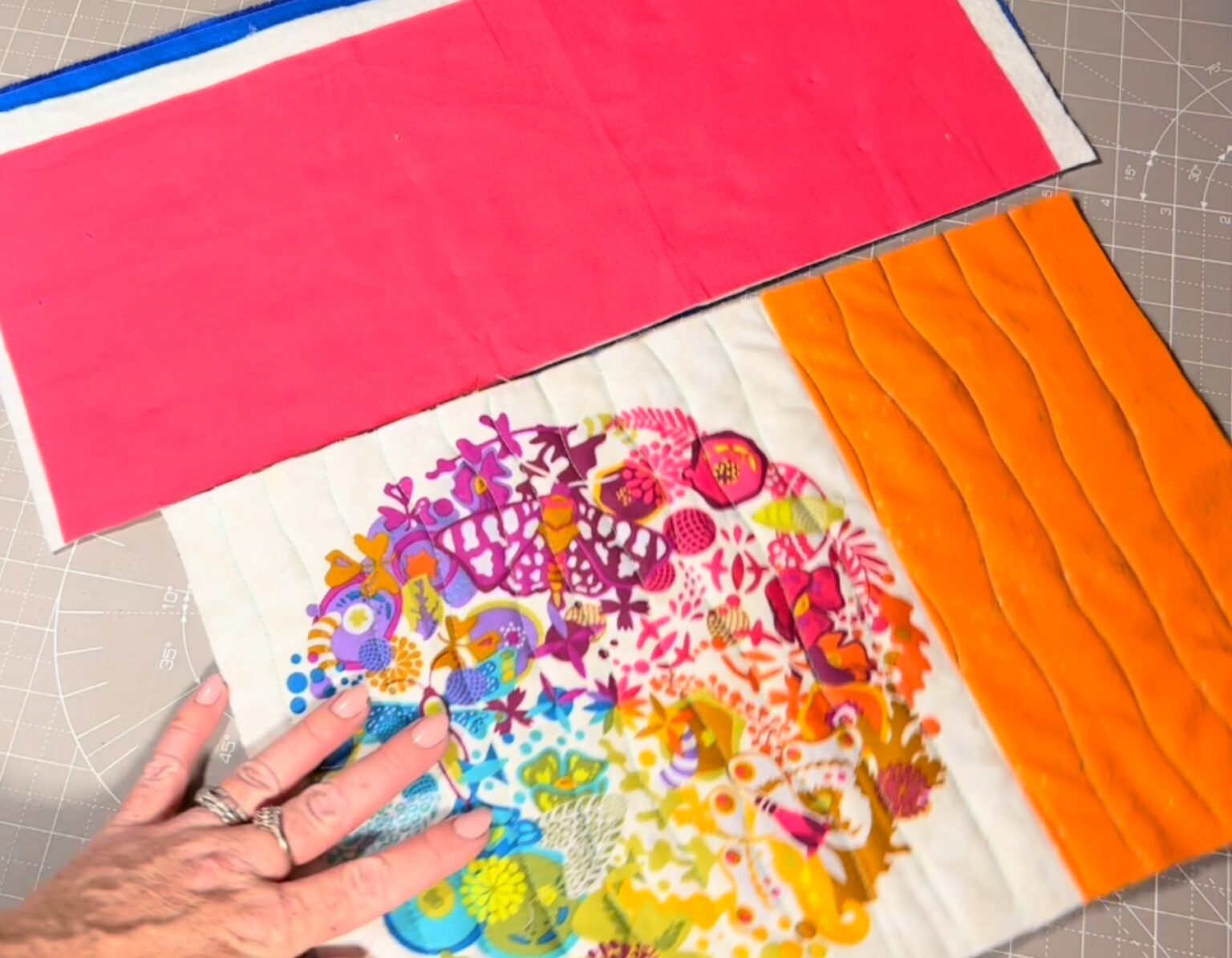 The Easiest Quilt as You Go Method Ever! Scrap Fabric Love