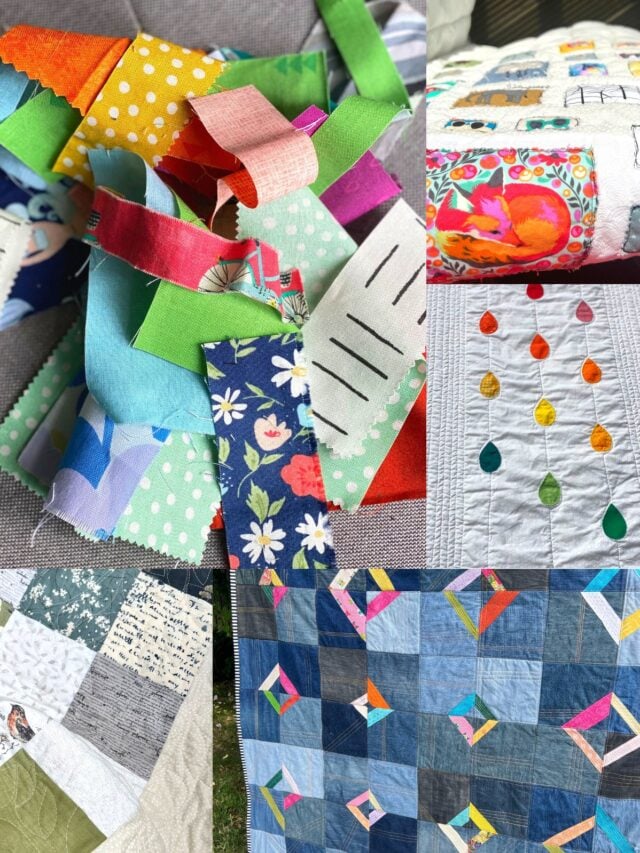 Free Quilt Patterns To Use With Your Scraps Story - Scrap Fabric Love