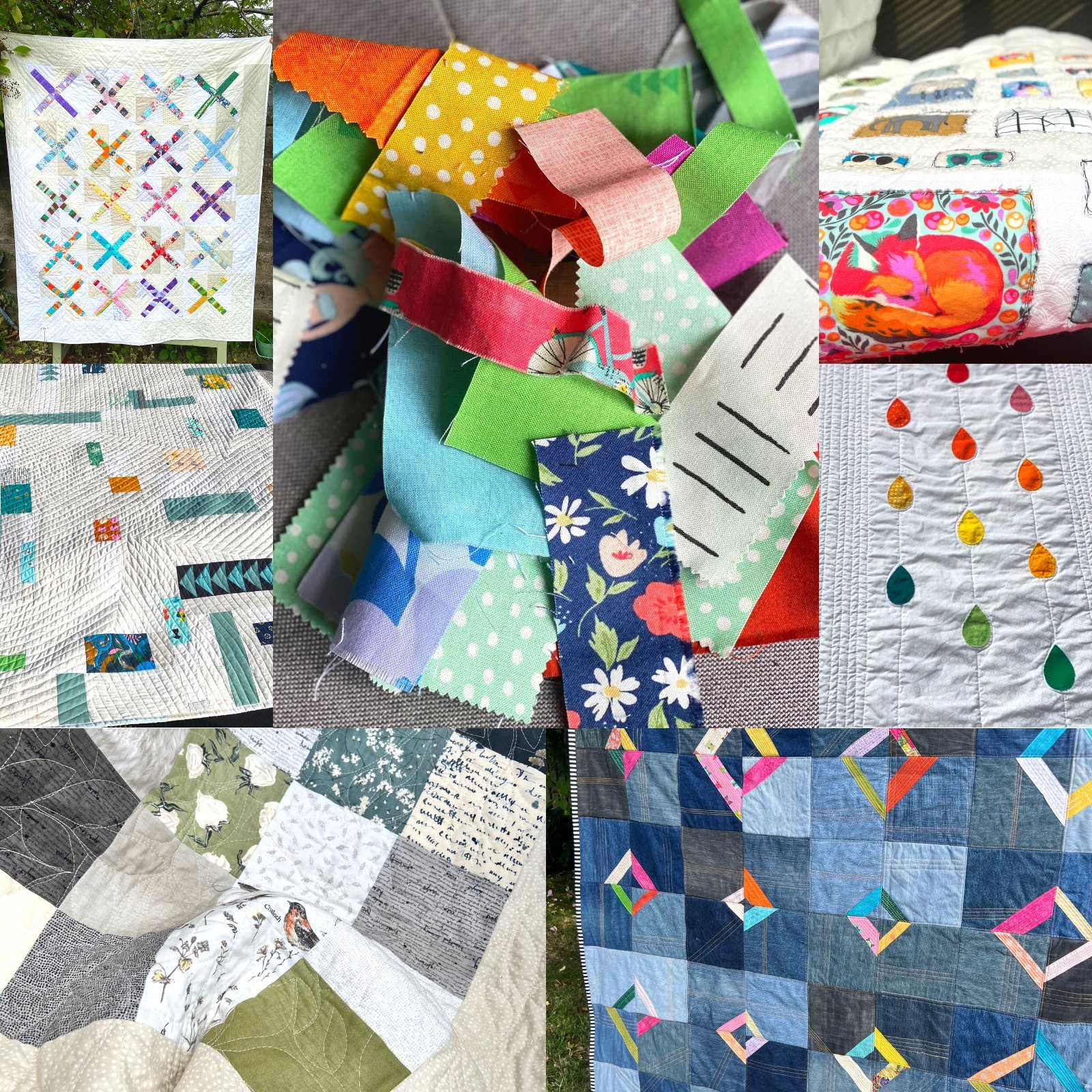 Free friendship braid scrap quilt template