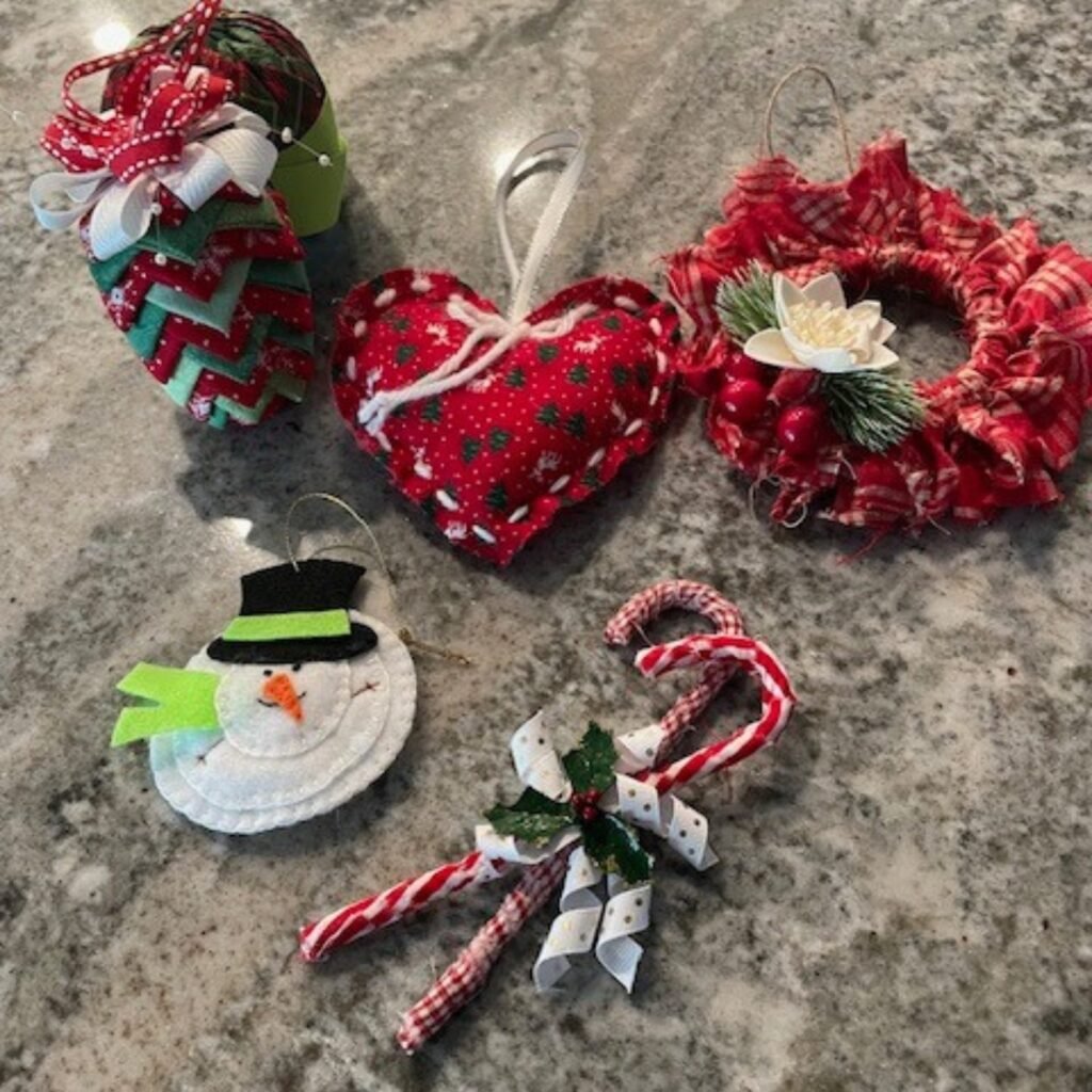 donation christmas ornaments