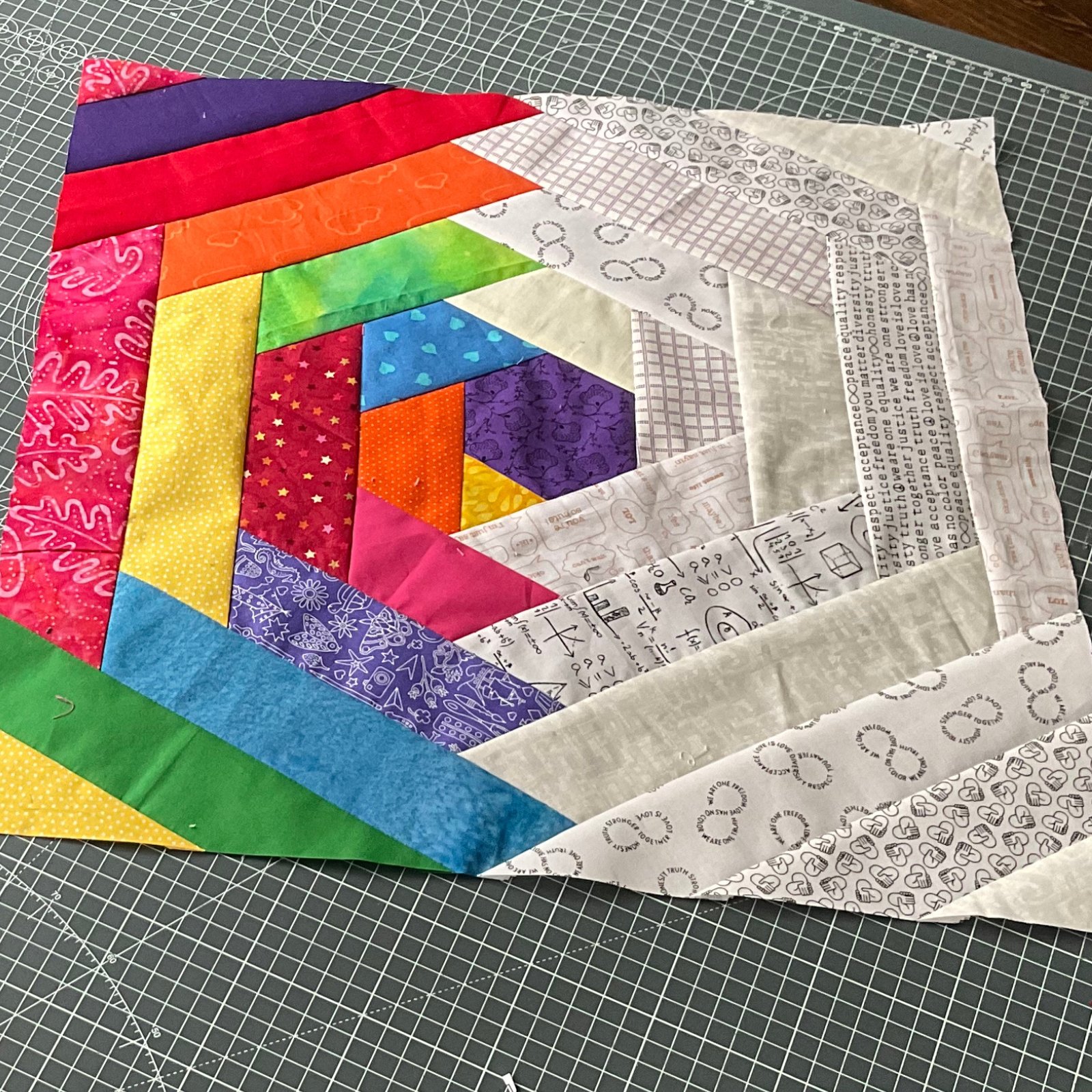 Log Cabin Quilt Block Log Cabin Quilt Block