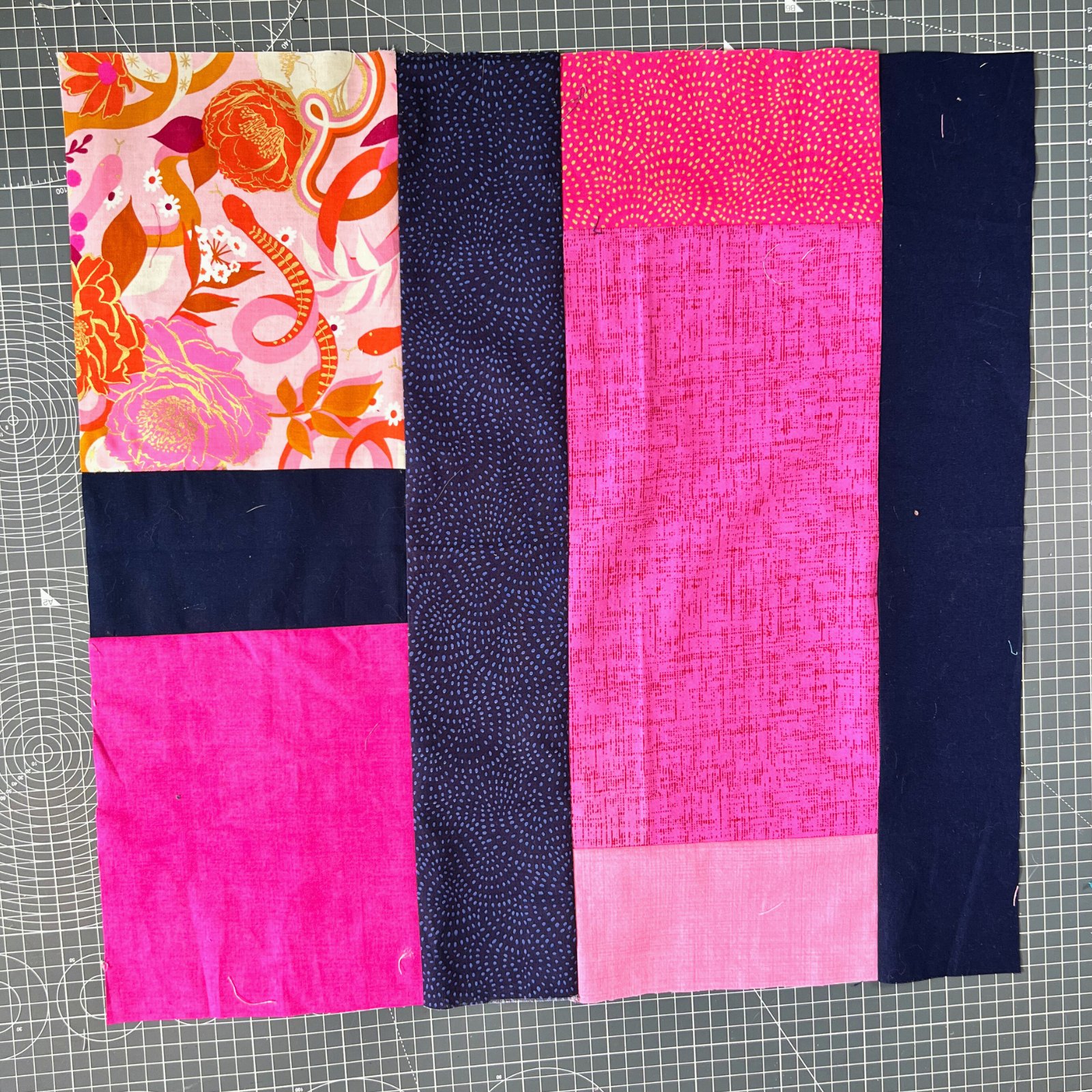 Big Scraps Quilt Block (Beginner Friendly Big Quilt Block)