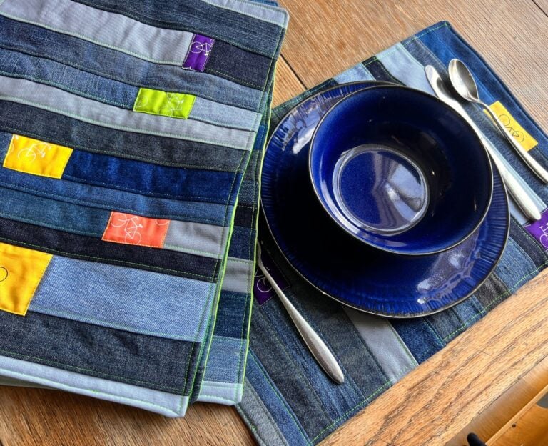 denim placemats