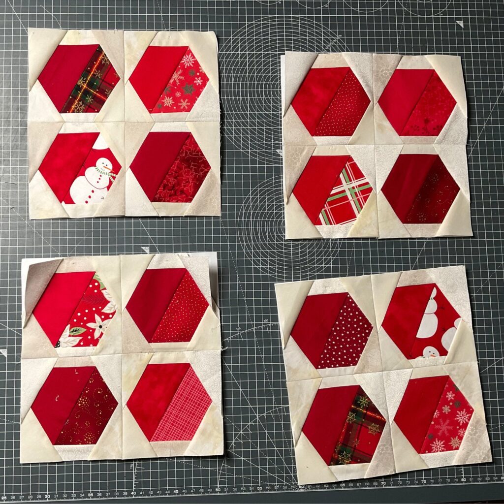 hexagon fpp quilt blocks