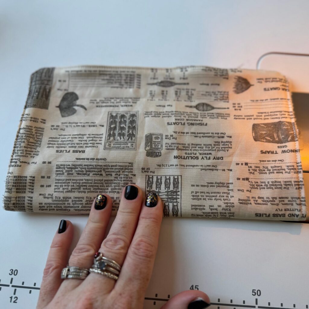 folded unpaper towel