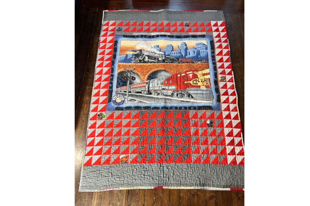 train quilt