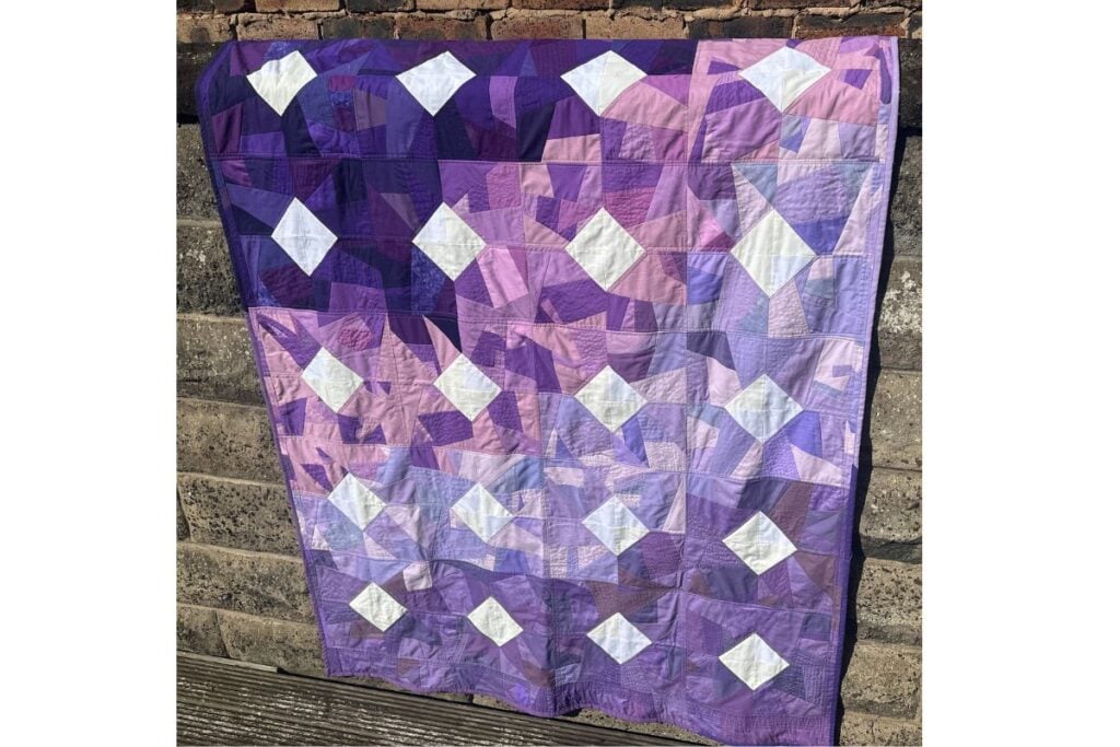 purple quilt