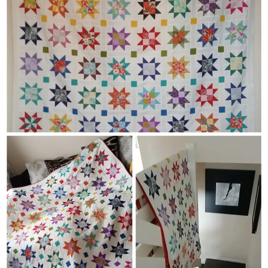 Glendora Chase scrap quilt