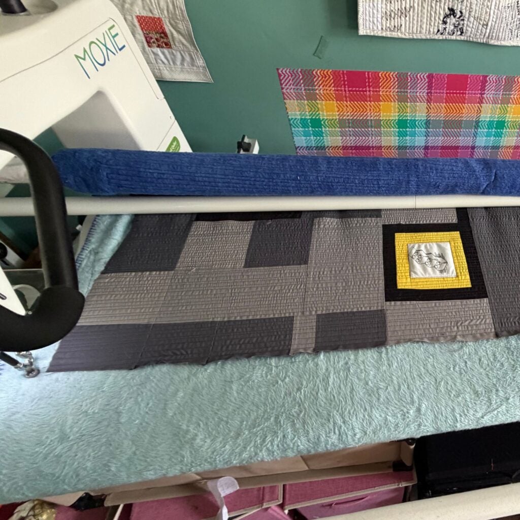 lego quilt matchstick quilting