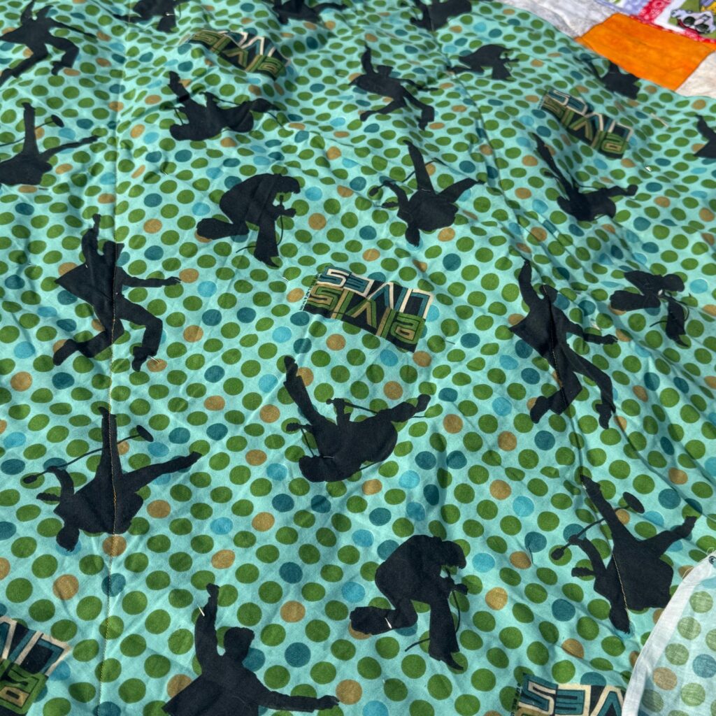 elvis quilt backing fabric