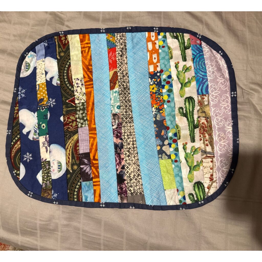 quilt as you go placemat