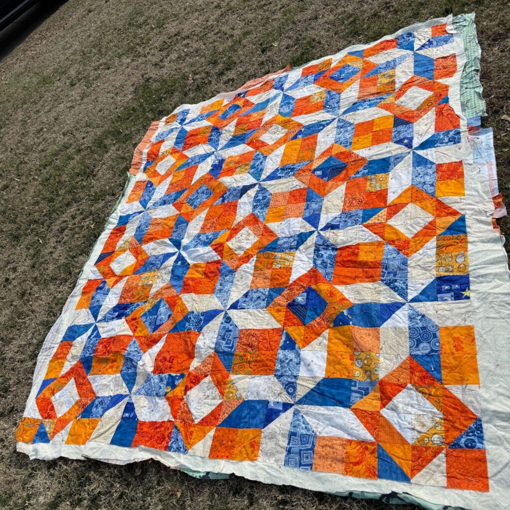 memory quilt front