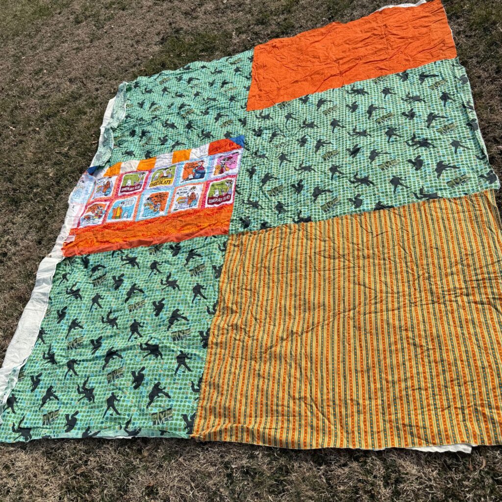 memory quilt back