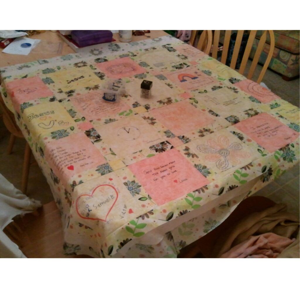 Lisa's first quilt