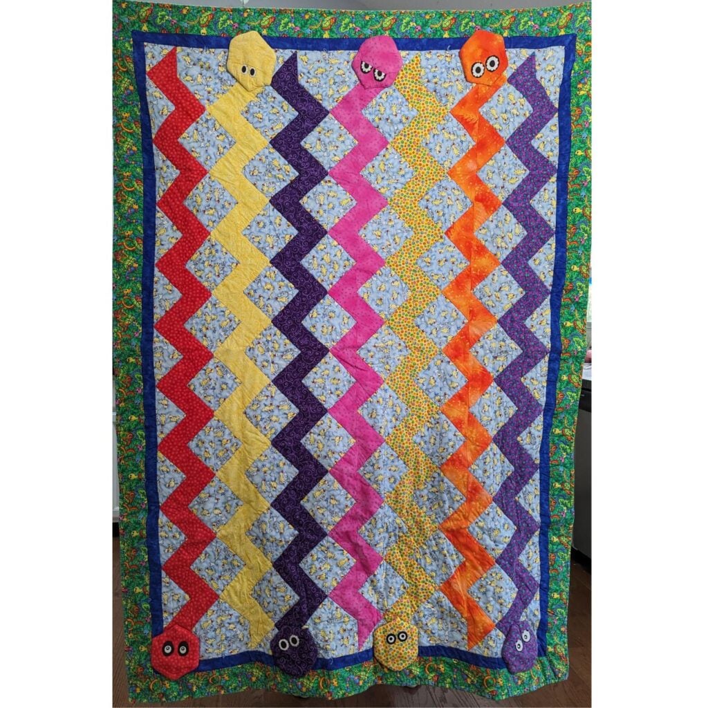 snake quilt